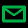 Green envelope icon on dark background representing email or mail